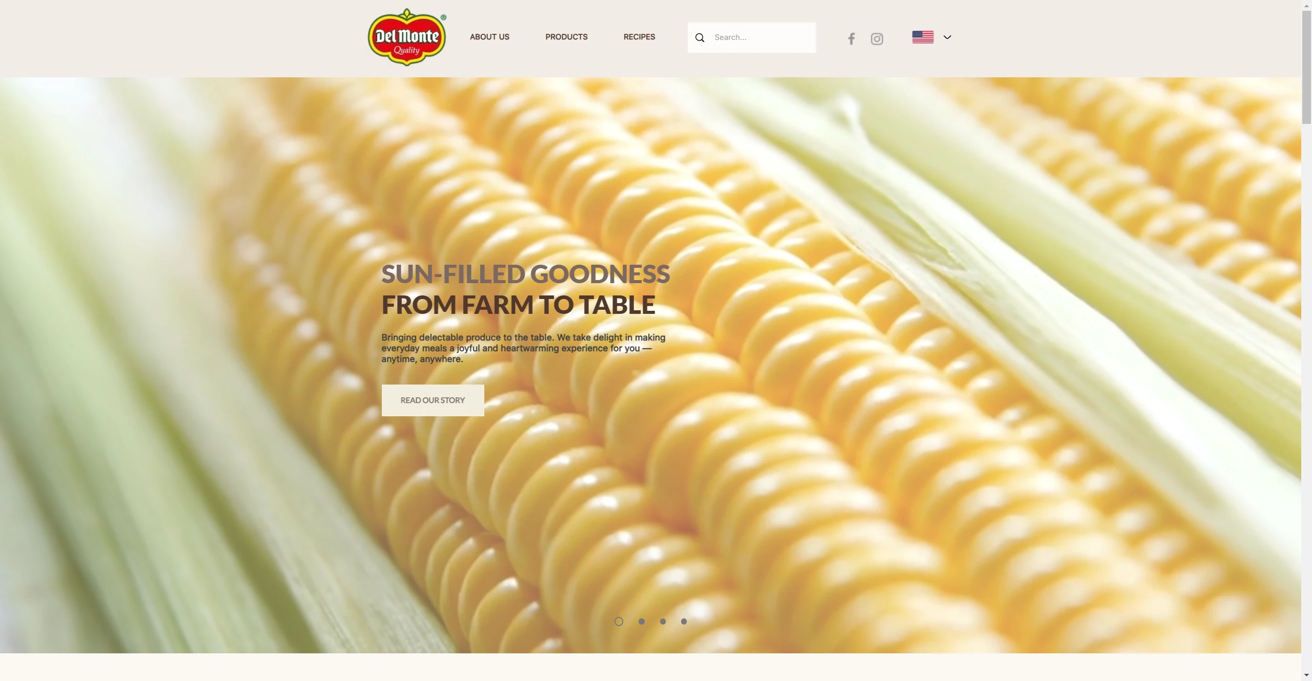 Del Monte Asia — Hero banner