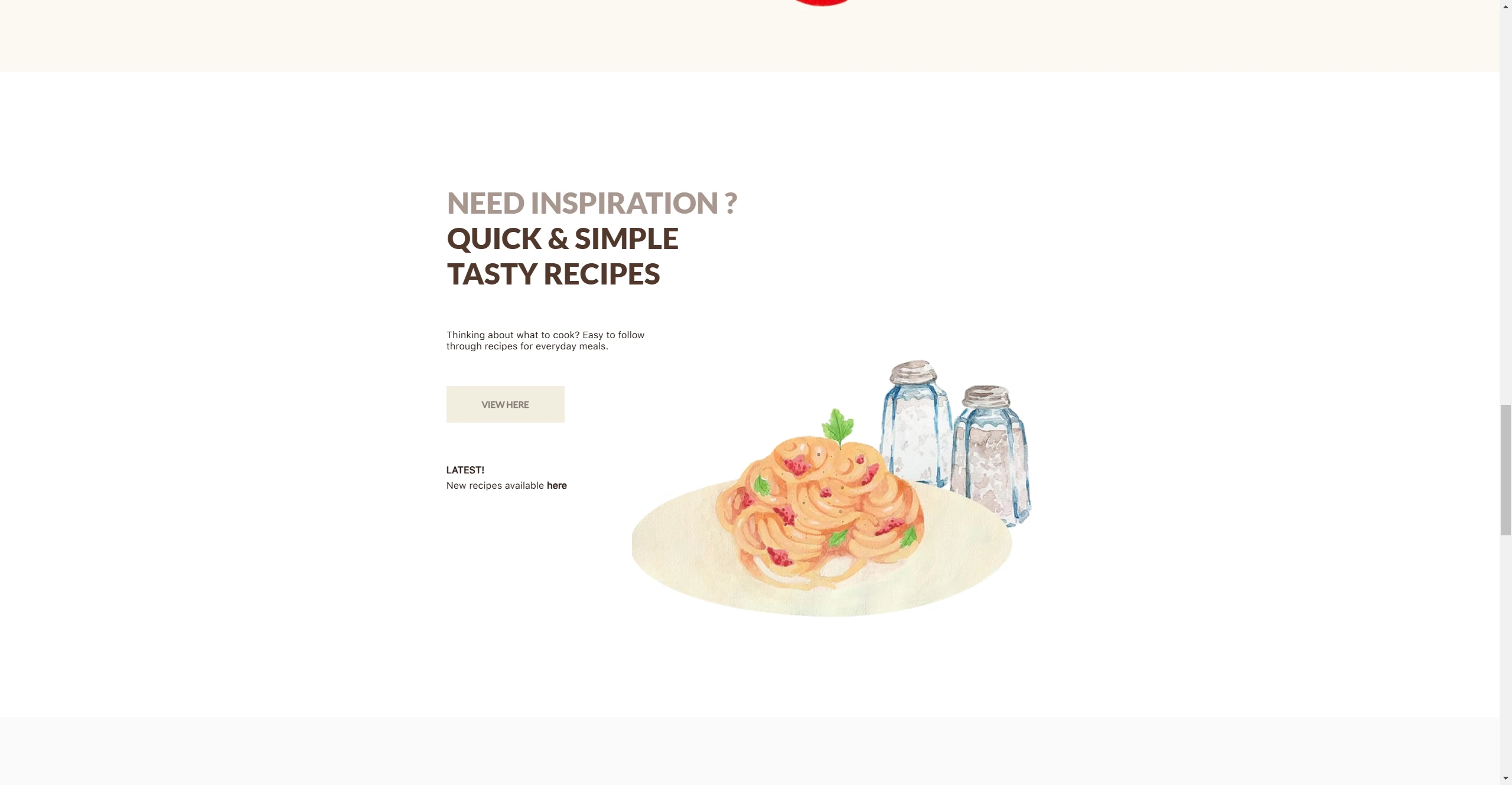 Del Monte Asia — Quick and simple recipes section