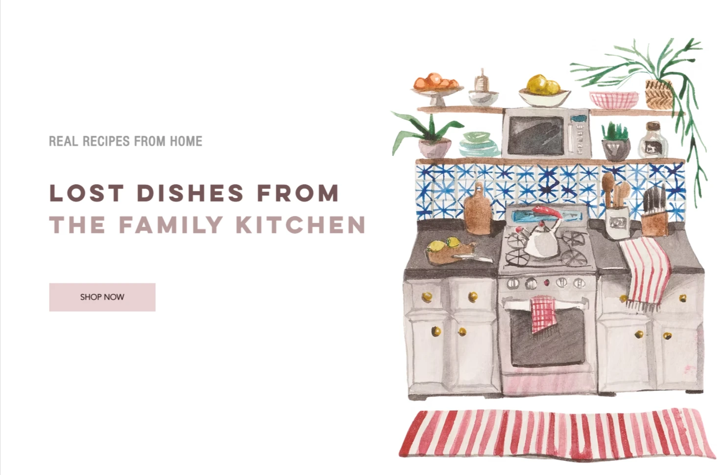 Supergourmet — Real recipes from home section